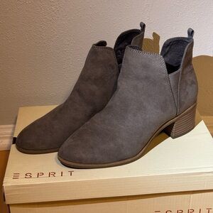Esprit Women's Charcoal Ankle Booties